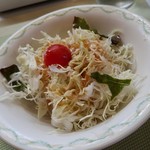 くろーば～+1 - ランチタイムサービスのサラダです。