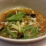 間人 - 黒豚つけ香麺+四川麻婆豆腐かけごはん@￥900