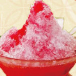 Various types Shaved ice