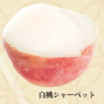white peach sorbet