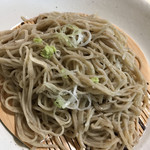そば処 松 - わさび、ねぎはササアーとのせていただきます。