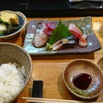市原江戸銀 - 刺身定食