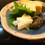 市原江戸銀 - 漬物と玉子