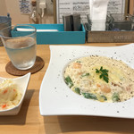 ロンドファクトリー グラノーラ専門店 - ホタテとアスパラの生クリームチーズリゾット…1020円