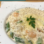 ロンドファクトリー グラノーラ専門店 - ホタテとアスパラの生クリームチーズリゾット…1020円
