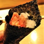 SUSHI TOKYO TEN、 - [料理] 新玉 ねぎトロ巻き