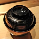 SUSHI TOKYO TEN、 - [料理] 蓋を取る前の しじみ汁