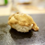 あま木 - ［2017/07］寿司⑬ 唐津産赤うにの握り