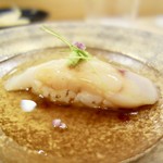 あま木 - ［2017/07］寿司⑭ あかむつ(のどぐろ)の蒸し寿司