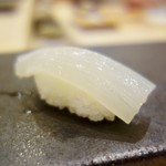 あま木 - ［2017/07］寿司① 山口産けんさきいかの握り