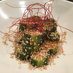 創作麺工房 鳴龍 - 「ごまきゅうり」300円