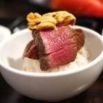 SATOブリアン - ブリめし(唐津赤うに)