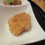 懐石料理 はし本 - 相方用の差し替えのアオリイカのフライいかの