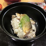 懐石料理 はし本 - 御飯：鮎ご飯