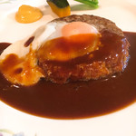 噂のハンバーグ(^o^)