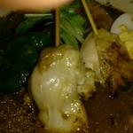 パリパリ知床鶏と野菜カレー