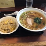 らーめん亭 - ラーメン＆チャーハンセット