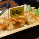 阪神甲子園球場 - 挑む③小旗を「揚げ餃子」に移植