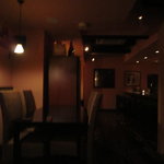 パパ・バッフォーネ - 照明を落とした大人な雰囲気