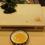 たつ庄 - 若布と芥子酢味噌