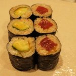 たつ庄 - 鉄火巻とかっぱ巻き