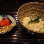お料理 佐藤 - 2011.3　筍ご飯　香の物