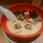 太陽のトマト麺 - 豆乳ボンゴレ白湯麺