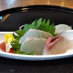 音音 - [料理] お造り３種盛り (鮪･鱸･ヒラマサ)