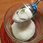 音音 - [料理] レモンと生姜のシャーベット ②