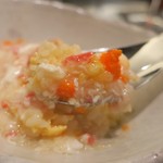 赤坂璃宮 - 蟹肉と内子のあんかけチャーハン喰らう