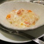 赤坂璃宮 - 蟹肉と内子のあんかけチャーハン