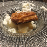 URA - 桃とクロワッサンヨーグルトのジェラート❣️