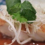 赤坂璃宮 - 本日の鮮魚の蒸し物　ズームアップ