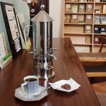 珈琲罐で淹れた榕菴珈琲