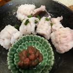 石垣 - 梅肉味噌で食べる