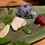 大どころ - 造り盛り合わせ（玄海灘の真鯛，長崎産マダコ，カツオタタキ，スマガツオ）