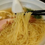 中華そば 向日葵 - 麺リフト