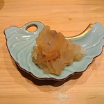 鮨 つきうだ - 白海老酒盗和え