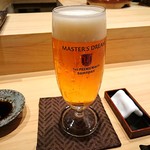 鮨 つきうだ - 生ビール