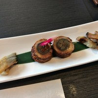 入谷鬼子母神門前のだや - 「うなぎ珍味三点盛り」1,650円