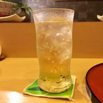 Tempura Iwai - 梅酒ソーダ割