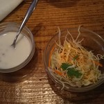 ラララ食堂 - サラダ・ココナッツミルク