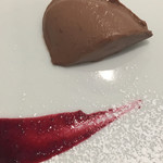 トラットリア チェーロ - チョコのパンナコッタ コレ甘味もきっちり小さいから嬉しいねと(^｡^)