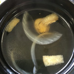 Cafe茶々 - うどん出汁に近い吸い物