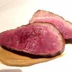 アンサンセ - 料理写真:北海道産合鴨の軽いフュメ