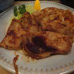 思い川 - 生姜焼定食（８００円）