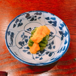 蔵精 - 上に掛かる人参ドレッシングが美味しい。