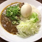 元町通り3丁目 - キーマカレー650円＋煮卵100円