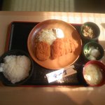 kawarizushitoumaisakanasushiyaicchou - 日替り定食：チキンカツ・コロッケ