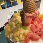 潮州冷熱冰 - 綜合水果雪花冰拡大